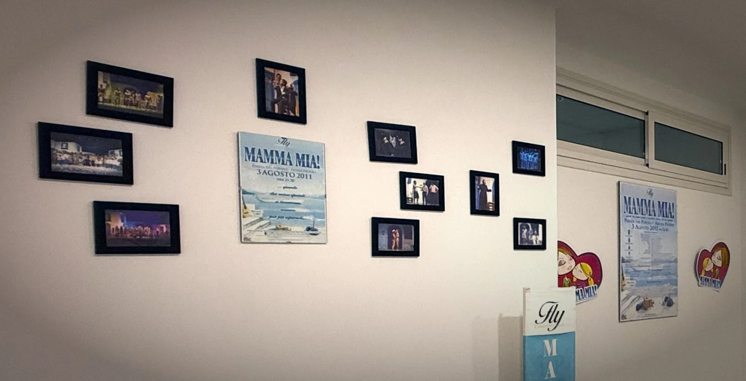 Sala Mamma Mia da 21 m² con tappeto modulare, Ascoli Piceno